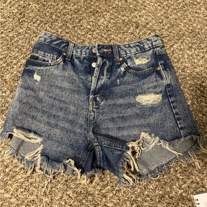 wild fable Distressed Denim Jean Shorts - Blue